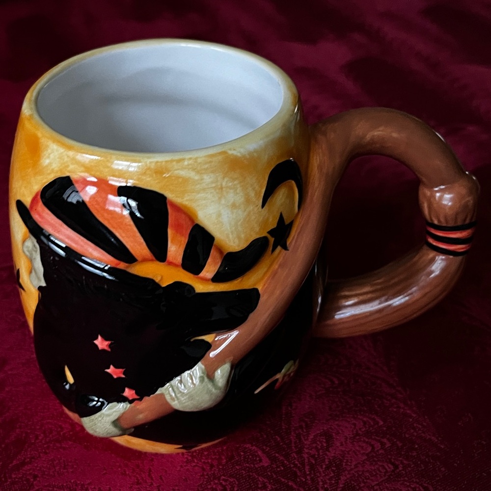 Halloween Witch 3D Designed Ceramic Mug by Susan Winget